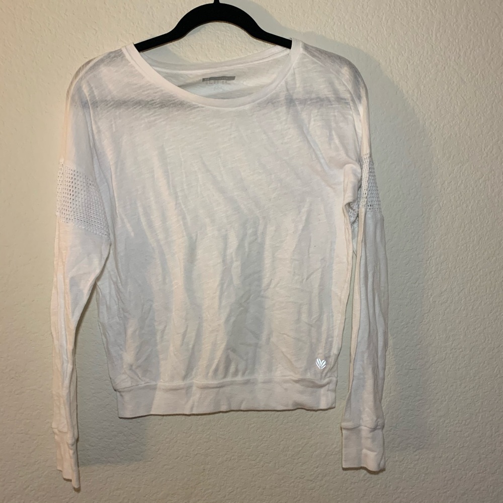 F21 White Athletic Long Sleeve